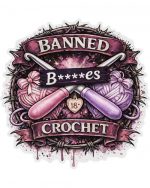 "Banned B* Crochet" Sweatshirt - Image 3