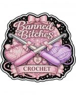 "Banned B* Crochet" Sweatshirt