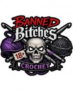 "Banned B* Crochet" Sweatshirt - Image 4