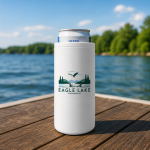 Eagle Lake Stainless Steel Insulated Can Cooler - Slim